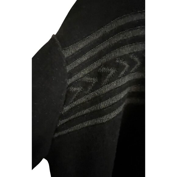 American Rag Mens Black 2XL XXL Quarter Zip Pullover Ribbed  Sweater - Picture 8 of 9